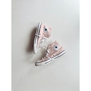 CONVERSE Chuck Taylor All Star Lift Pink Canvas High Top Sneakers, Size M7/W9